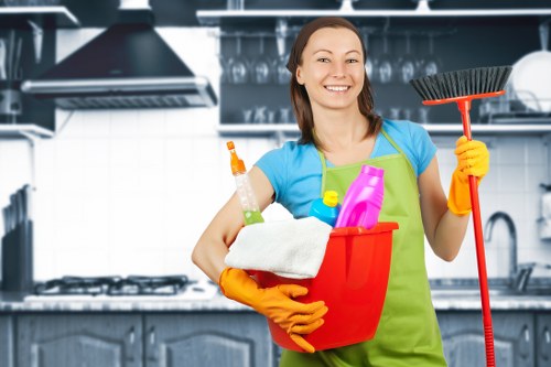 Scheduled commercial carpet cleaning for a high-traffic business area