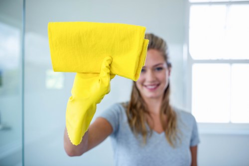 Home sofa cleaning routine with upholstery brush and fabric care