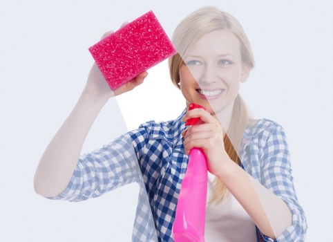 Steam carpet cleaning for a commercial office space