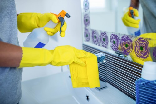 Baking soda used for mattress odor removal and freshness