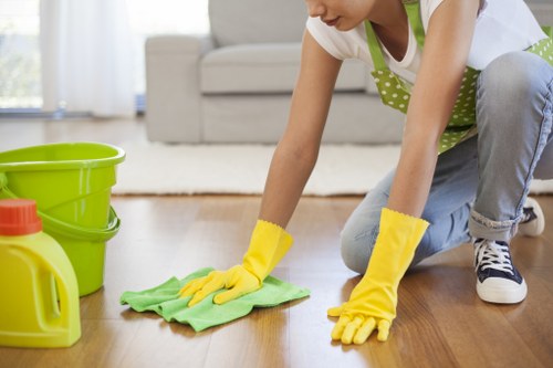 Clean curtains improving indoor air quality in a home